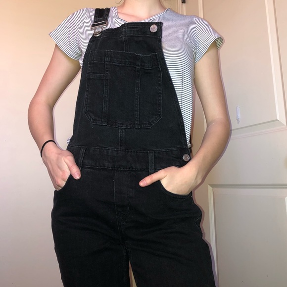 Woman’s Black Overalls - Picture 2 of 5